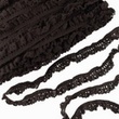 [695R-185552] [695R] Elastic Cotton Lace (Dark Mocha)