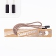 [690R-185405] [690R] Dvojitá Tkaná Silná Bavlněná Šňůra (Taupe)