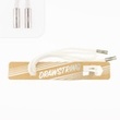 [691R-185427] [691R] Dubbelgeweven Dik Katoenen Koord (Offwhite)