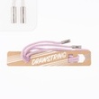 [691R-185448] [691R] Doppelgewebe Dick Baumwollkordel (Rosa Gewaschen)