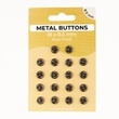 [696R-185581] [696R] Metal Buttons Set 8.5 mm (Anthracite)