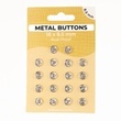 [696R-185578] [696R] Metal Buttons Set 8.5 mm (Silver)