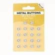 [696R-185580] [696R] Metal Buttons Set 8.5 mm (Black)