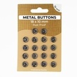 [697R-185588] [697R] Set di Bottoni Automatici in Metallo 10 mm  (Antracite)