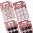[701R-185613] [701R] Set di Bottoni Automatici in Metallo 19 mm (Argento)