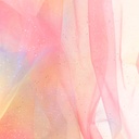 [S1232L-185168] [S1232L] Tulle Rainbow with Glitter (Design A)