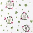 [S1238L-185672] [S1238L] Poplin Digital Printed Mix Lotus Snoozy Fabrics (Old Green)