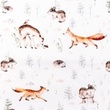 [S1259L-185849] [S1259L] Poplin Digital Printed Mix Linden Snoozy Fabrics (Animals)