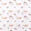 [S1259L-185850] [S1259L] Poplin Digital Printed Mix Linden Snoozy Fabrics (Little Animals)
