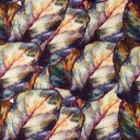 [S1266L-185899] [S1266L] Double Gauze Crinkled Digital Printed Mix Tierra Snoozy Fabrics (Bordeaux)