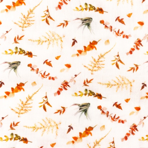 [S1267L] Double Gauze Crinkled Digital Printed Mix Posey Snoozy Fabrics