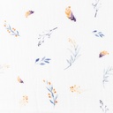 [S1271L-185939] [S1271L] Double Gauze Crinkled Digital Printed Mix Skye Snoozy Fabrics (Feather)