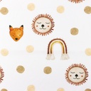 [S1276L-185974] [S1276L] Poplin Digital Printed Mix Daisy Snoozy Fabrics (Design A)