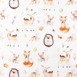 [S1277L-185981] [S1277L] Poplin Digital Printed Mix Ember Snoozy Fabrics (Design A)