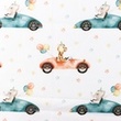 [S1278L-185991] [S1278L] Poplin Digital Printed Mix Glenn Snoozy Fabrics (Design D)
