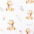 [S1285L-186040] [S1285L] Poplin Digital Printed Mix Bluebell Snoozy Fabrics (Fox)