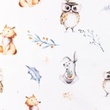 [S1285L-186042] [S1285L] Poplin Digital Printed Mix Bluebell Snoozy Fabrics (Little Animals)