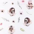 [S1288L-186060] [S1288L] Poplin Digital Printed Mix Ayla Snoozy Fabrics (Little Animals)