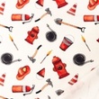 [S1315L-186417] [S1315L] French Terry Brushed Digital Printed Fire Fighters (Design C)
