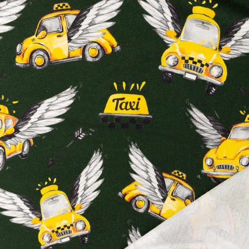 [S1316L] French Terry Digital Printed Retro