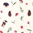 [S1336L-186556] [S1336L] Jersey Digital Printed Owl And Friends Snoozy Fabrics (Design C)