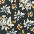 [S1345L-186617] [S1345L] Jersey Digital Printed Cotton Branches Snoozy Fabrics (Dark Blue)