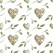 [S1353L-186667] [S1353L] Jersey Digital Printed Hearts Snoozy Fabrics (Design C)