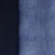[S1364L-186741] [S1364L] Softshell Digital Printed Jeans (Dark Blue)