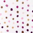 [S1390L-186960] [S1390L] Popelina Drukowane Duże Kropki Snoozy Fabrics (Stary Róż)