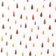 [S1404L-187064] [S1404L] Poplin Printed Raindrops Snoozy Fabrics (Brick)