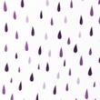 [S1404L-187067] [S1404L] Poplintryckta Regndroppar Snoozy Fabrics (Violett)