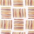 [S1401L-187040] [S1401L] Rayures Carrées Imprimées Froissées en Double Gaze Snoozy Fabrics (Rouge Brique)