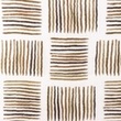 [S1401L-187042] [S1401L] Rayures Carrées Imprimées Froissées en Double Gaze Snoozy Fabrics (Taupe)