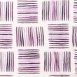 [S1401L-187043] [S1401L] Rayures Carrées Imprimées Froissées en Double Gaze Snoozy Fabrics (Violet)