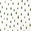 [S1405L-187073] [S1405L] Podwójna Gaza Marszczone Drukowane Krople Deszczu Snoozy Fabrics (Zielony Moro)