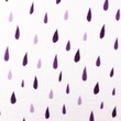 [S1405L-187075] [S1405L] Podwójna Gaza Marszczone Drukowane Krople Deszczu Snoozy Fabrics (Fioletowy)