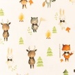 [S1382R-186903] [S1382R] Jersey Digital Printed Baby Animals Snoozy Fabrics (Design C)