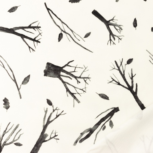 [S1324R] French Terry Digital Printed Forest Animals