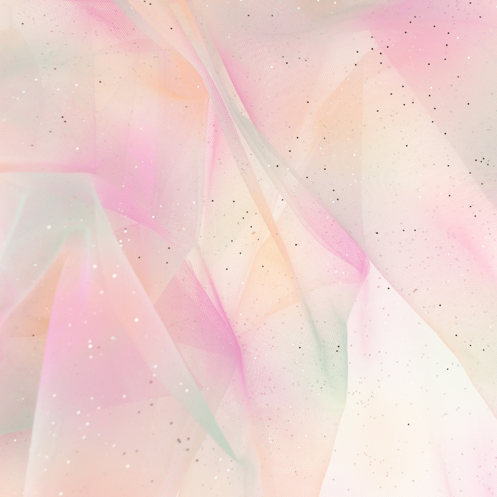 [S1232R] Tulle Arcobaleno insieme a Glitter