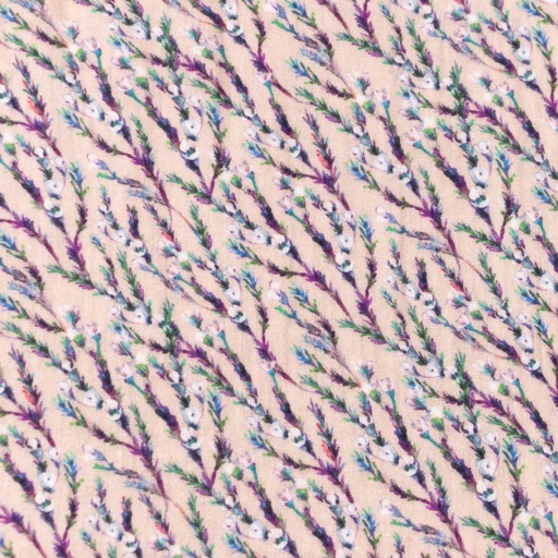 [S1242R] Double Gauze Crinkled Digital Printed Mix Meadow Snoozy Fabrics