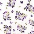 [S1242R-185705] [S1242R] Double Gauze Crinkled Digital Printed Mix Meadow Snoozy Fabrics (Hatching Flower Purple)