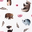 [S1289R-186065] [S1289R] Poplin Digital Printed Mix Finn Snoozy Fabrics (Bears)