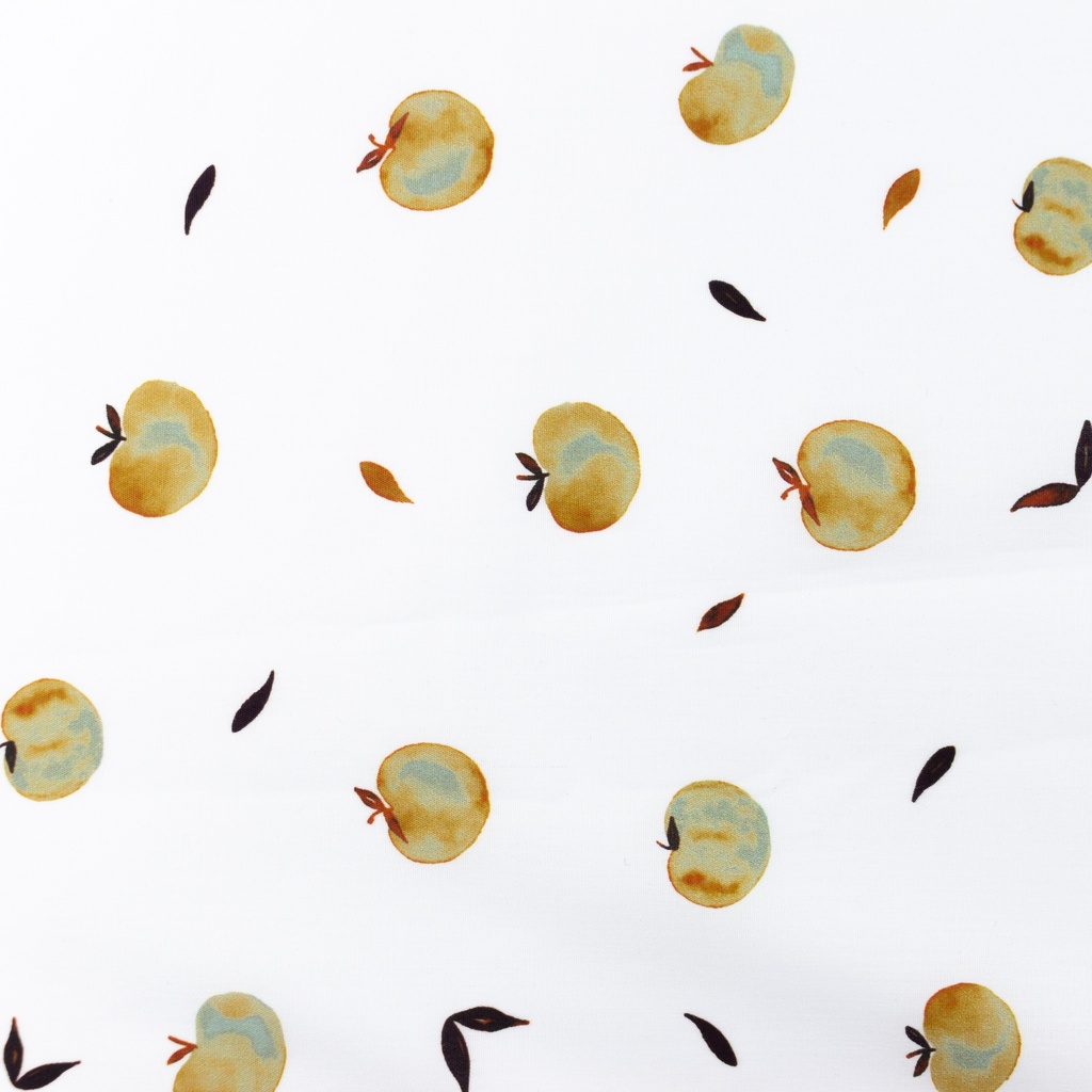 [S1246R] Poplin Digitaltryck Mix Oak Snoozy Fabrics