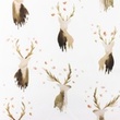 [S1248R-185769] [S1248R] Poplin Digital Printed Mix Leif Snoozy Fabrics (Reindeer)