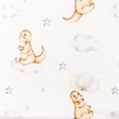 [S1253R-185804] [S1253R] Poplin Digital Printed Mix Cloudy Snoozy Fabrics (Dino's)