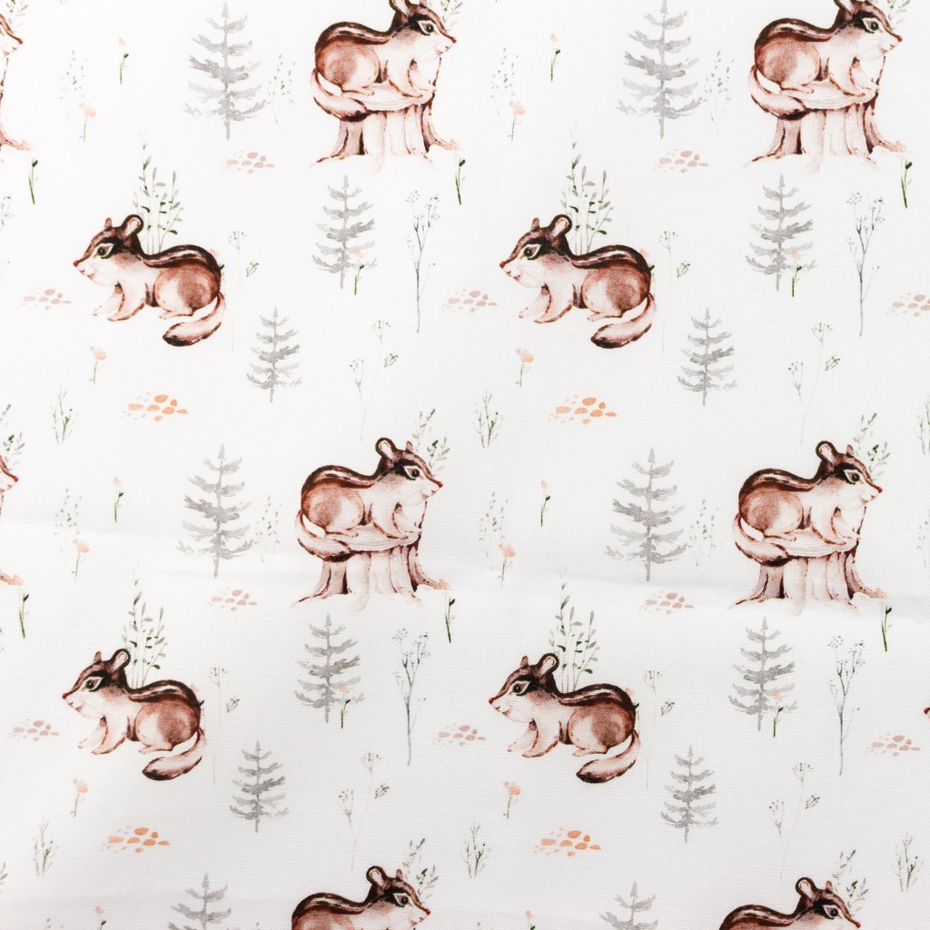 [S1257R] Poplin Digital Printed Mix Flint Snoozy Fabrics
