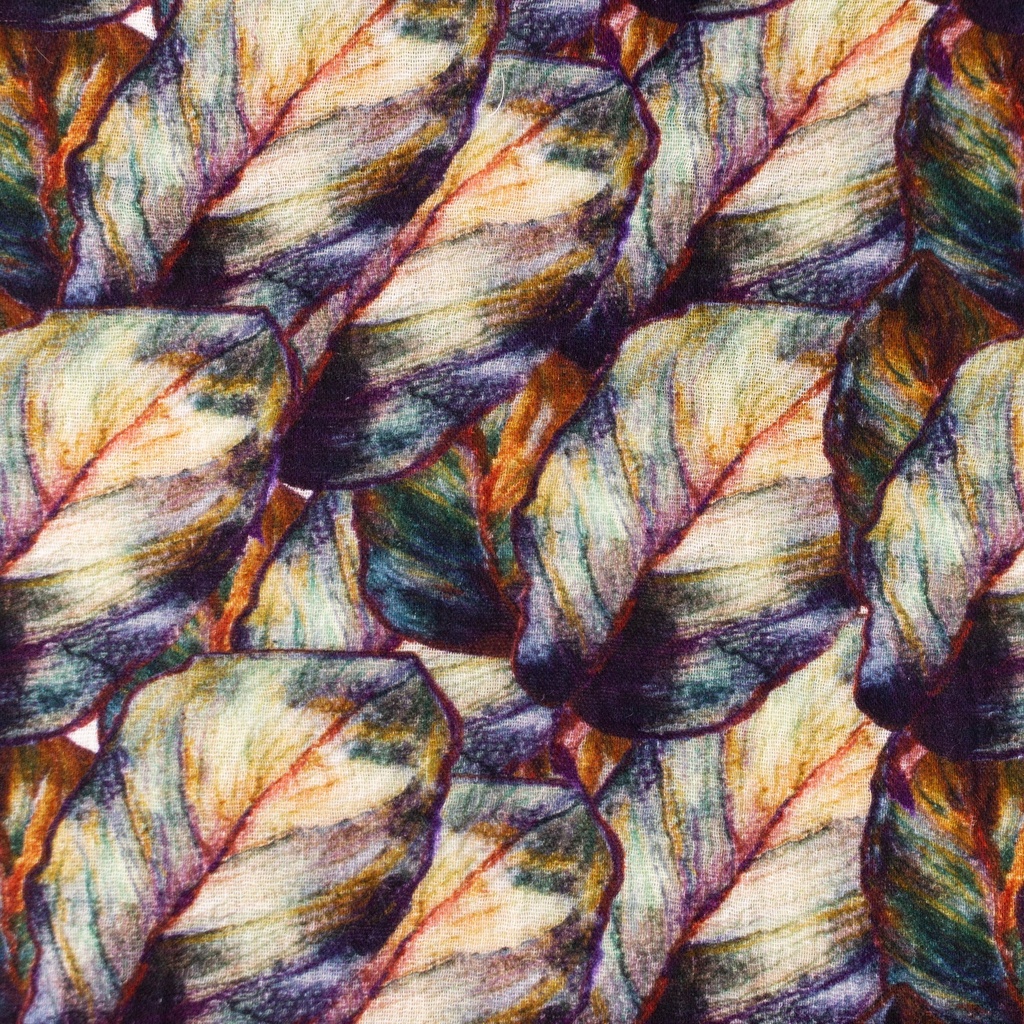 [S1266R] Double Gauze Crinkled Digital Printed Mix Tierra Snoozy Fabrics