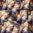 [S1266R-185899] [S1266R] Double Gauze Crinkled Digital Printed Mix Tierra Snoozy Fabrics (Bordeaux)