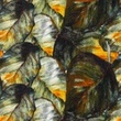 [S1266R-185900] [S1266R] Double Gauze Crinkled Digital Printed Mix Tierra Snoozy Fabrics (Ochre)