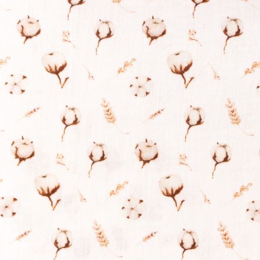 [S1269R] Double Gauze Crinkled Digital Printed Mix Briar Snoozy Fabrics